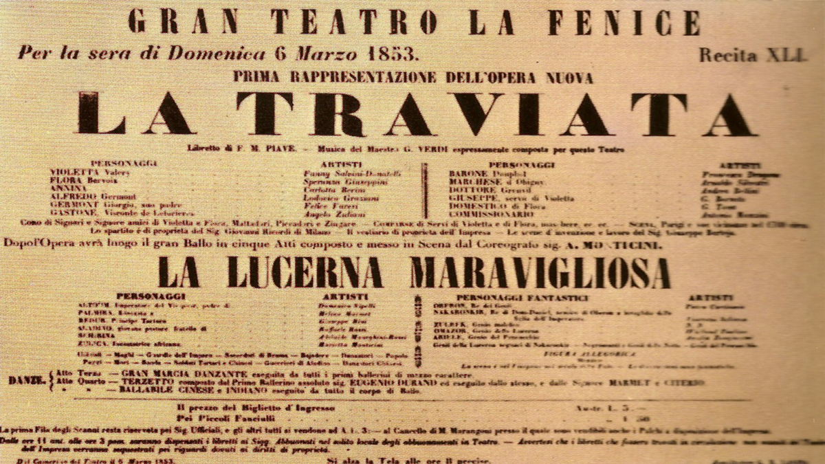 Dal libro al libretto:  come La Signora delle Camelie diventò La Traviata