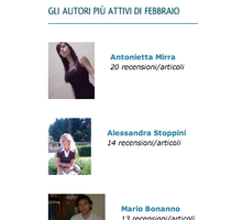 Febbraio 2014: i collaboratori più attivi su Sololibri.net