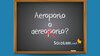 Aeroporto o aereoporto: come si scrive?