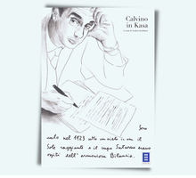 Italo Calvino in mostra alla Kasa dei libri a Milano, a 100 anni dalla nascita