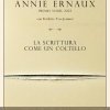 La scrittura come un coltello