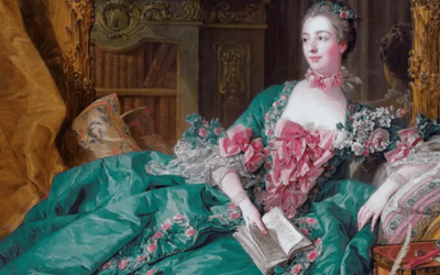 I libri nei ritratti di Madame de Pompadour e Maria Antonietta
