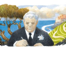  Google dedica doodle a Eugenio Montale, nel 125° anniversario della nascita