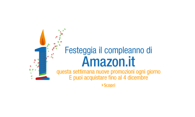 Amazon: primo compleanno per il sito italiano