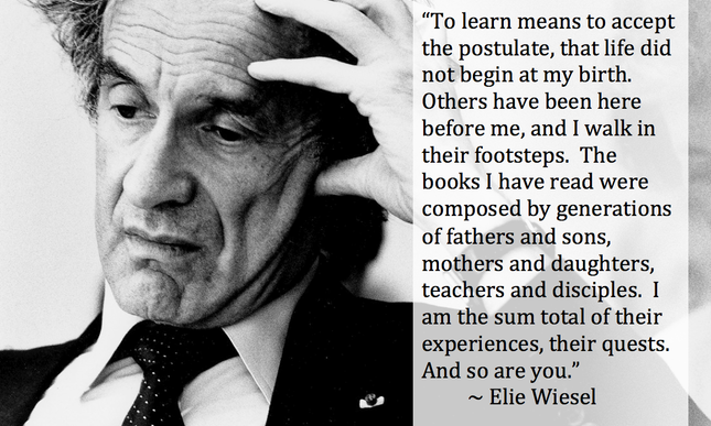 Addio a Elie Wiesel, sopravvissuto all'Olocausto, Premio Nobel per la Pace