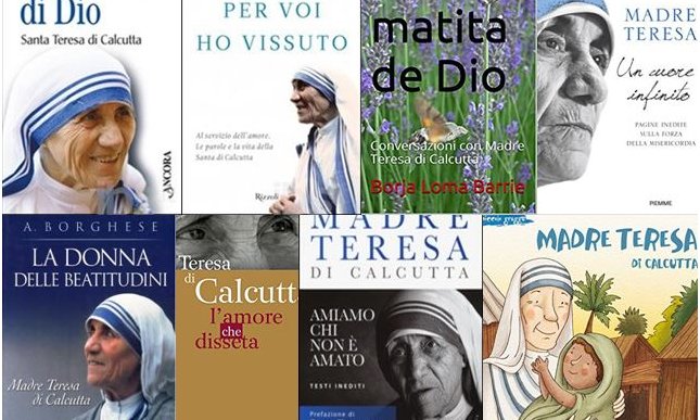 Madre Teresa di Calcutta Santa: i libri da leggere