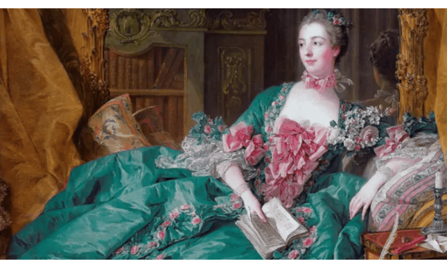 I libri nei ritratti di Madame de Pompadour e Maria Antonietta