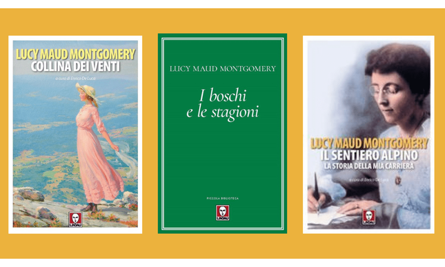 La scrittrice Lucy Maud Montgomery in tre volumi editi da Lindau