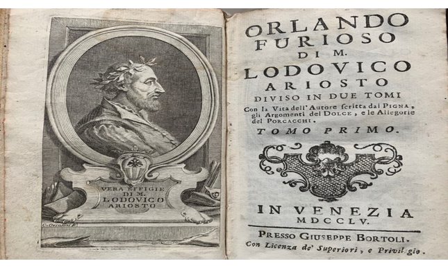 La follia di Orlando narrata da Ludovico Ariosto 