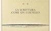 La scrittura come un coltello