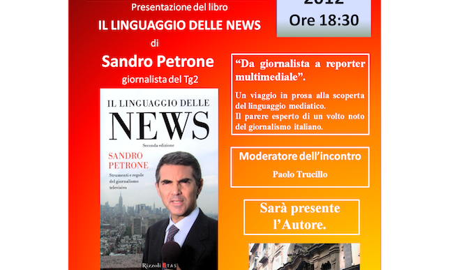 F.O.R.G.A.T. presenta Il linguaggio delle news: il nuovo libro di Sandro Petrone
