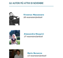 Novembre 2013: i collaboratori più attivi su SoloLibri.net