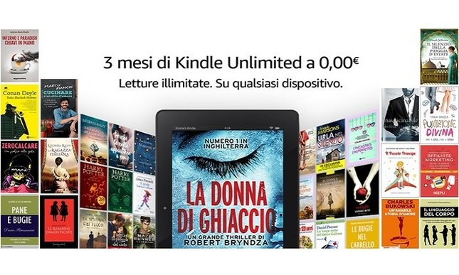 Kindle Unlimited gratis: la promozione per gli amanti degli ebook