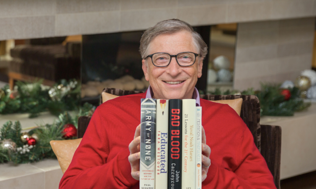 Ecco 5 libri consigliati da Bill Gates per le vacanze di Natale