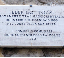 Federigo Tozzi: vita e opere