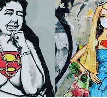 Superwomen di Lediesis: Alda Merini e Barbie diventano street art a Milano