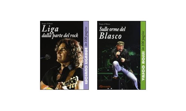 Ligabue e Vasco Rossi in 100 pagine: i nuovi libri di Sergio d'Alesio