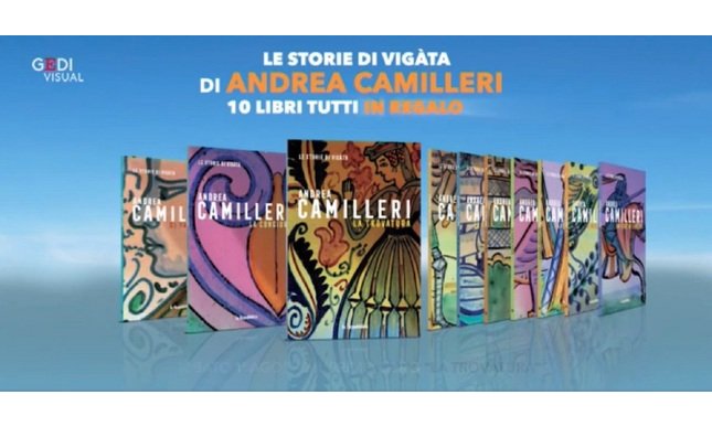 I libri di Andrea Camilleri gratis in edicola con Repubblica: ecco le uscite
