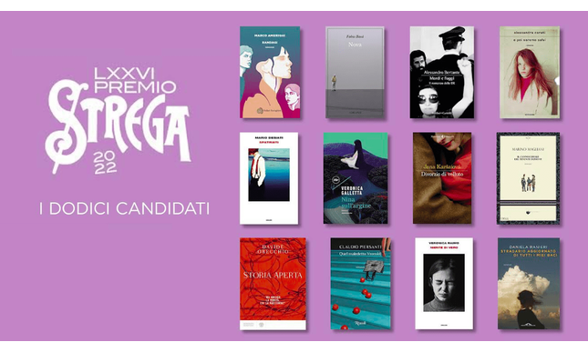 Premio Strega 2022: ecco i 12 libri candidati 