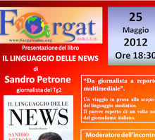 F.O.R.G.A.T. presenta Il linguaggio delle news: il nuovo libro di Sandro Petrone