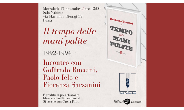 Il tempo delle Mani pulite (1992-1994), ripercorso dal giornalista Goffredo Buccini in un libro