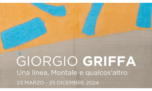 “Giorgio Griffa. Una linea, Montale e qualcos'altro”: la mostra al castello di Miradolo in Piemonte