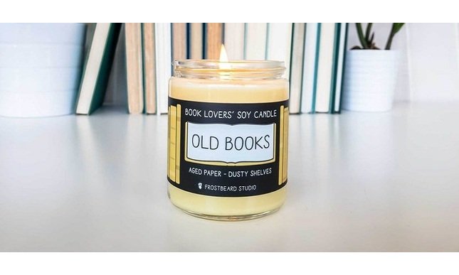 Candele letterarie: il profumo di libri in una candela