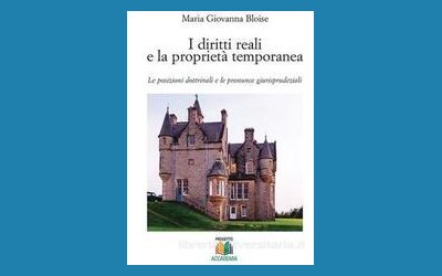 I diritti reali e la proprietà temporanea