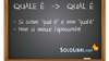 Qual'è o qual è: come si scrive?