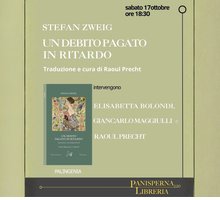 “Un debito pagato in ritardo”: l'inedito di Stefan Zweig mai pubblicato in Italia presentato a Roma