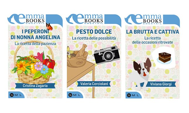 3 ebook per l'estate: Emma Books punta su amore, amicizia e cucina 