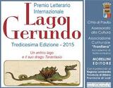Premio Letterario Internazionale “Lago Gerundo” al via l'edizione 2015