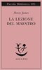 Copertina del libro La lezione del Maestro 