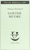 Copertina del libro Goethe muore 