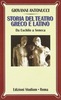 Copertina del libro Storia del teatro greco e latino