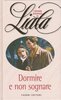 Copertina del libro Dormire e non sognare 