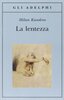 Copertina del libro La lentezza 