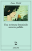 Copertina del libro Una scrittura femminile azzurro pallido 
