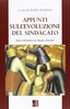 Copertina del libro Appunti per una storia del sindacato in Italia