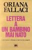 Copertina del libro Lettera a un bambino mai nato 