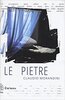 Copertina del libro Le Pietre 