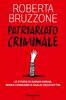Copertina del libro Patriarcato criminale 