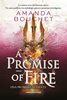 Copertina del libro A Promise of Fire. Una promessa di fuoco