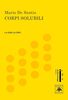 Copertina del libro Corpi solubili 