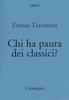 Copertina del libro Chi ha paura dei classici? 