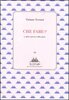 Copertina del libro Che fare? 