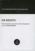 Copertina del libro De reditu suo 