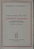 Copertina del libro Copisti e filologi 