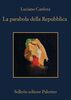 Copertina del libro La parabola della Repubblica 