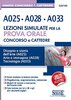 Copertina del libro Concorso a Cattedre - A025-A028-A033 - Lezione simulate per la prova orale - Disegno e storia dell'arte (A025) Arte e immagine (A028) Tecnologia (A033) 